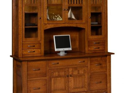 KS742231 Keystone Credenza with Hutch top
