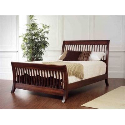 Manhattan Sleigh Bed with Slats