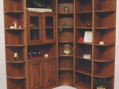 Modular Library with Inside Corner and Outside Corner