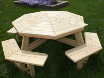 Octagonal Picnic Table