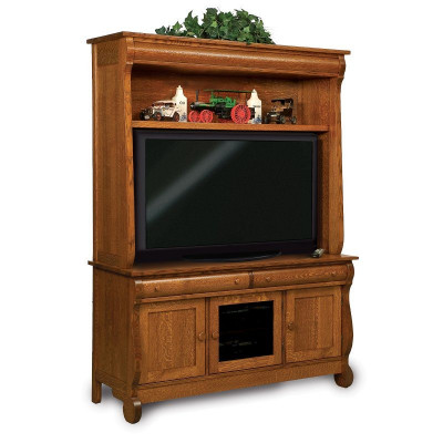 FVE-043-OCS Old Classic Sleigh Two Piece Media TV Cabinet