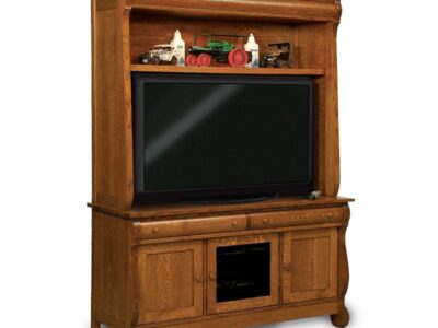 FVE-043-OCS Old Classic Sleigh Two Piece Media TV Cabinet