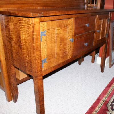 Nicolette Curly Maple Sideboard
