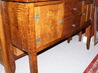 Nicolette Curly Maple Sideboard