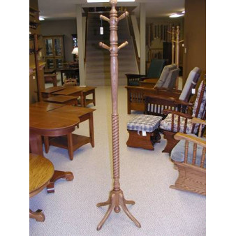 Coat Tree, Spiral Post
