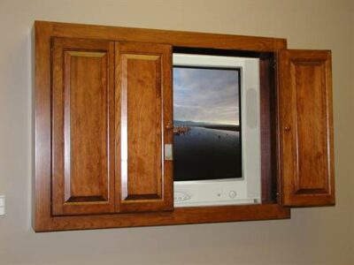 Wall mounted tv cabinet