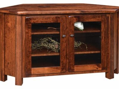 Barn Floor Corner TV Stand