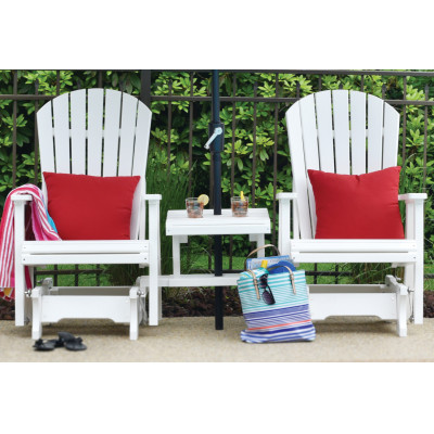 Gliding Settee Table, Poly