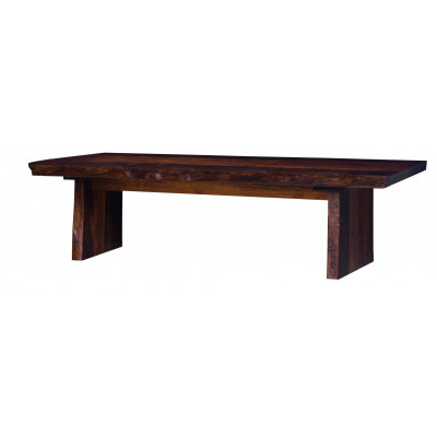 Polly Panel Live Edge Dining Bench