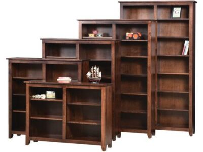 MM-4884 Modern mission bookcases