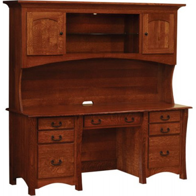 MTR-63-DH Master desk with hutch