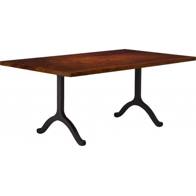 Jamin's Choice Trestle Dining Table with the 815 Wishbone Base