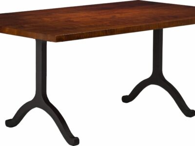 Jamin's Choice Trestle Dining Table with the 815 Wishbone Base