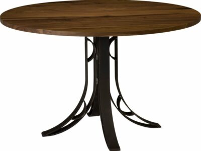 Lacy Single Pedestal Table with 901 Steel Base