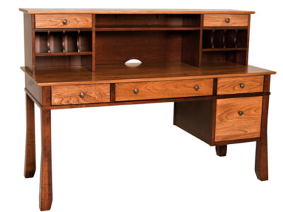 Craftsman C-701D Computer Desk & C-711H Hutch