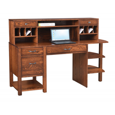 Wakefield W-601D Computer Desk & W-610H Hutch