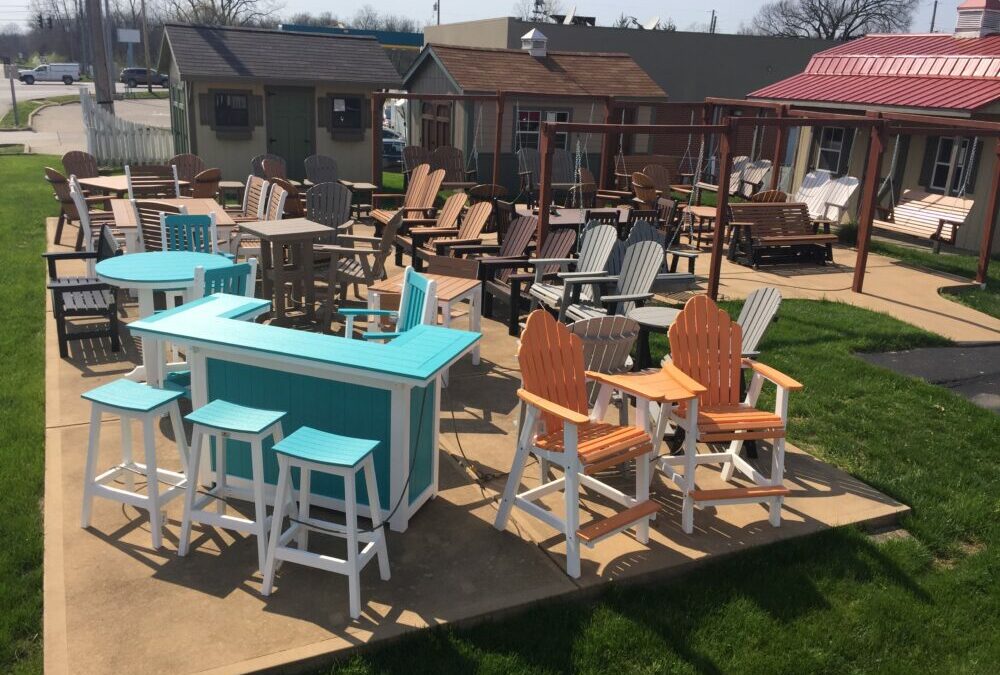 After a winter that wouldn’t end, it’s time for some outdoor living! Poly furniture!