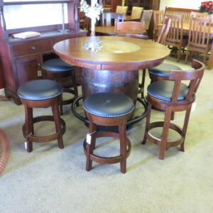 Featured image of post Barrel Table And Chairs There are 2697 barrel table for sale on etsy and they cost 325 93 on average