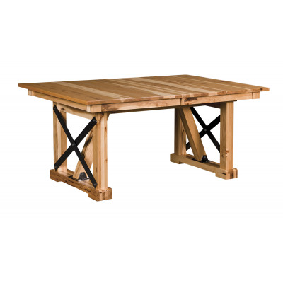 Industrial Trestle Dining Table