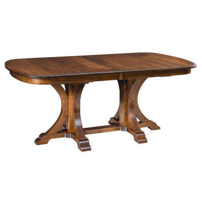Granite Double pedestal table