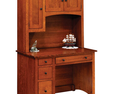 Modern Shaker Student Desk with Hutch