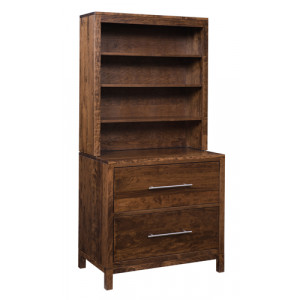 VA-162-BC Vienna Lateral File with Bookcase