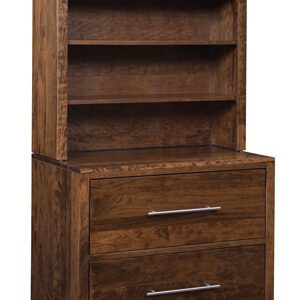 VA-162-BC Vienna Lateral File with Bookcase