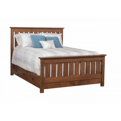Claremont Mission Bedroom Collection CM-1983Q Slat Bed