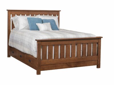 Claremont Mission Bedroom Collection CM-1983Q Slat Bed