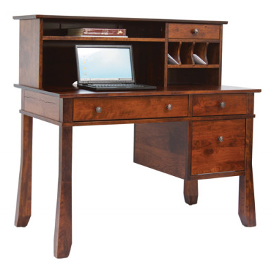 Craftsman C-706D Medium Computer Desk & C-710H Hutch