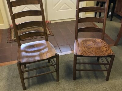 Your Shaker ladderback side chairs