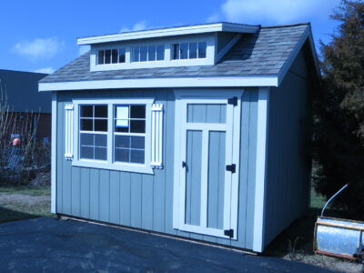 Vista Style Storage Shed, 10X12 shown