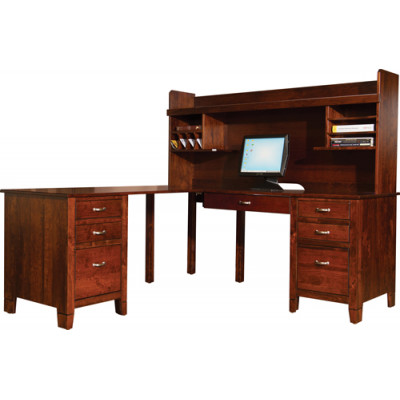 Jacobsville JCD Corner Desk & JH-201-70 Hutch