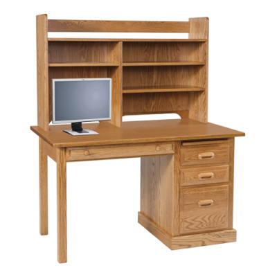 Traditional TRD-3052 Regular Desk & RDH Hutch