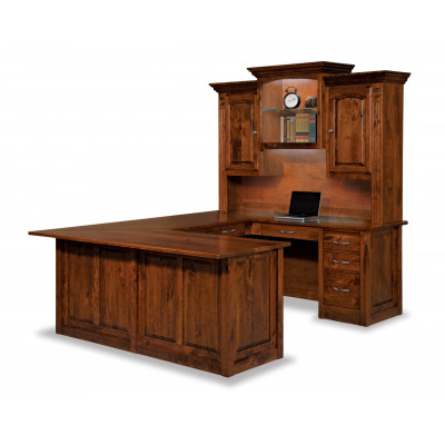 Victorian warp around desk