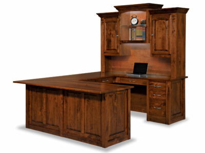 Victorian warp around desk
