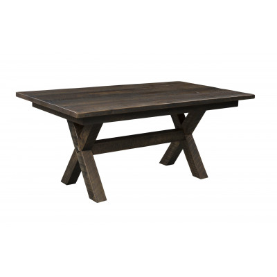 Buxton Barn Wood Trestle Dining Table