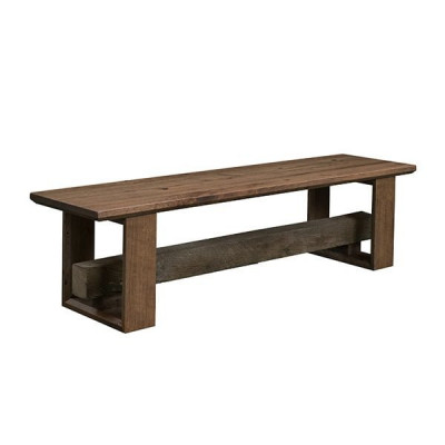 1869 Barn wood Straight Bench