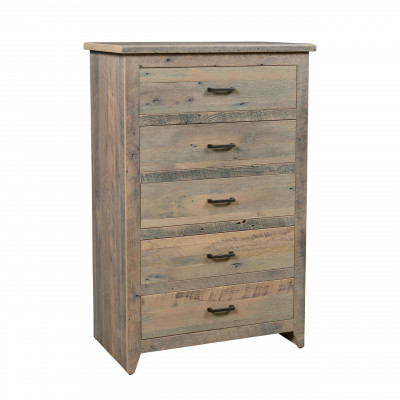 Midland barnwood 6 drawer chest