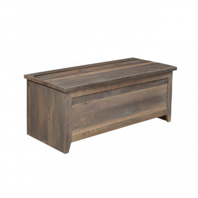 Midland barnwood blanket chest