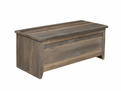 Midland barnwood blanket chest