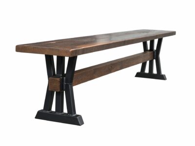 Boston Barn Wood Straight Dining Bench