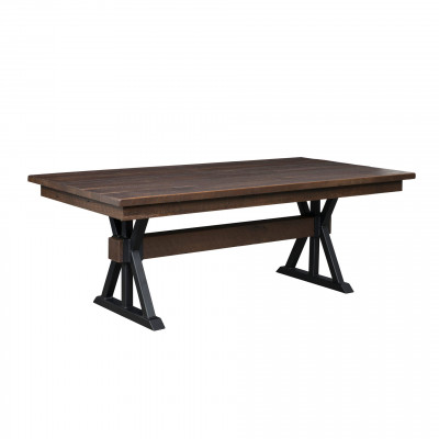 Boston Barn Wood Trestle Dining Table