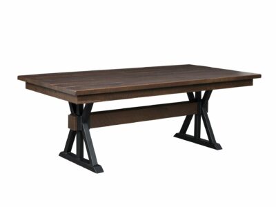 Boston Barn Wood Trestle Dining Table