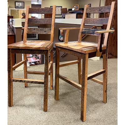 Bridgeport Dining Collection: Ladderback Bar or Counter Chair
