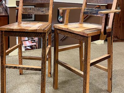 Bridgeport Dining Collection: Ladderback Bar or Counter Chair
