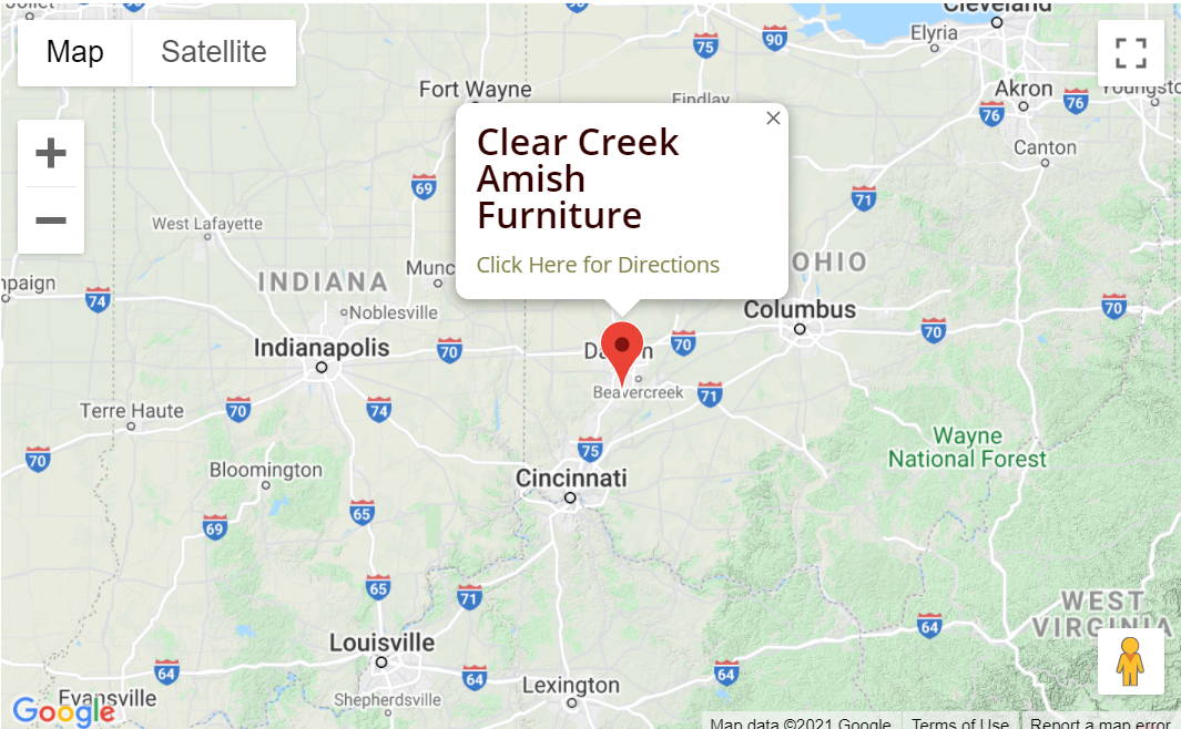 Amish Furniture Near Dayton, Amish Furniture Cincinnati Area