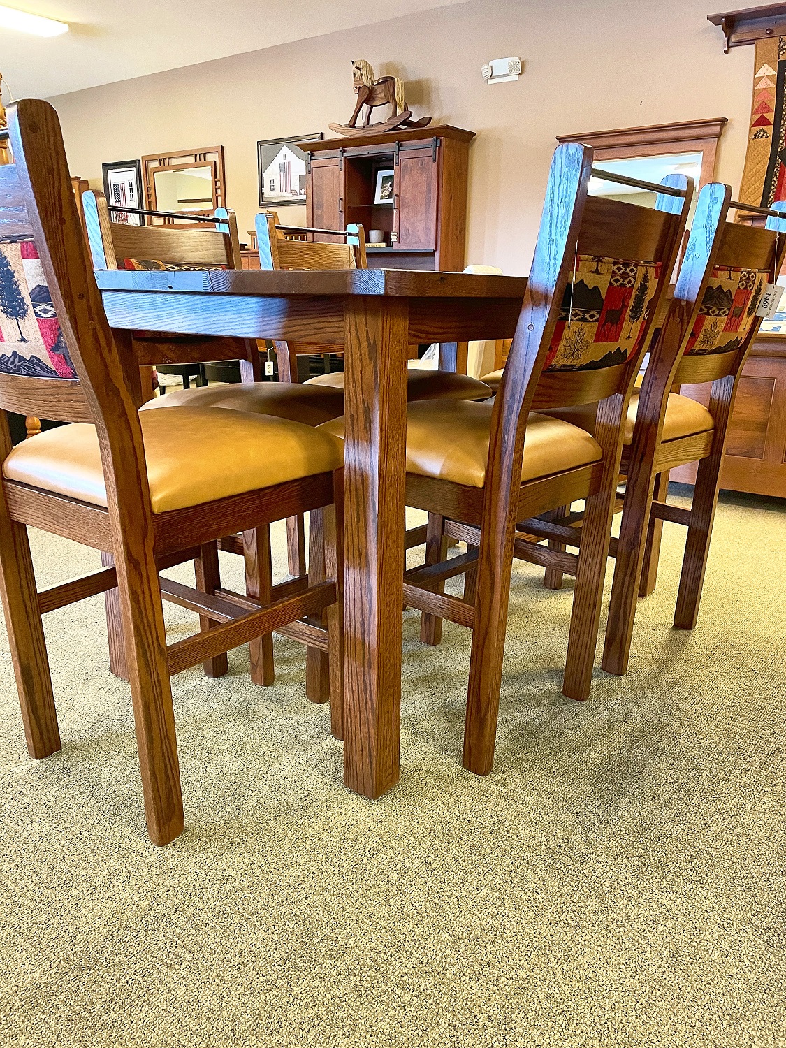 36 x 60 The Lodge Reclaimed Dining Set for Sale in Dayton Cincinnati Clear Creek Amish Furniture