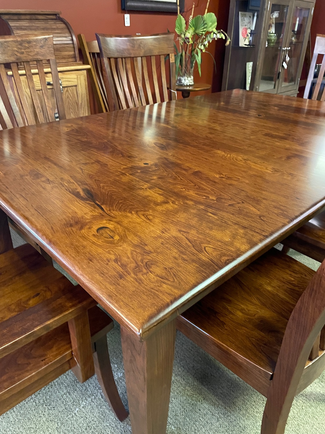 Solid cherry dining room set 2025