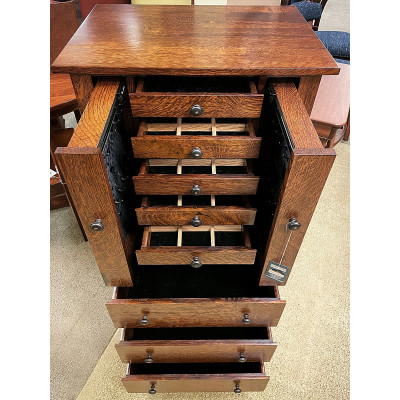 Bungalow Mission Jewelry Armoire